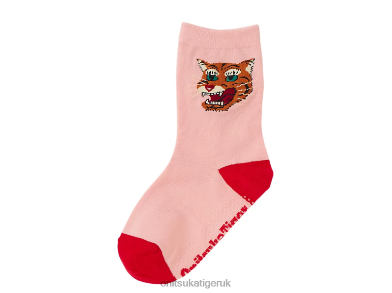 Kids SOCKS XTBPR667 Accessories Onitsuka Tiger Light Pink