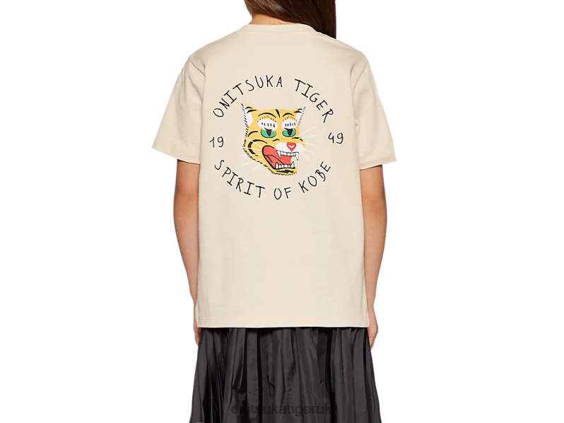 Kids GRAPHIC TEE XTBPR663 Clothing Onitsuka Tiger Off White