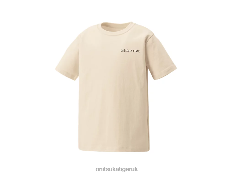 Kids GRAPHIC TEE XTBPR663 Clothing Onitsuka Tiger Off White