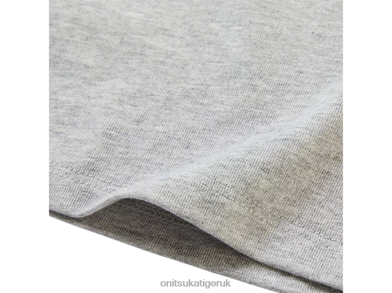 Kids GRAPHIC TEE XTBPR678 Clothing Onitsuka Tiger Feather Grey