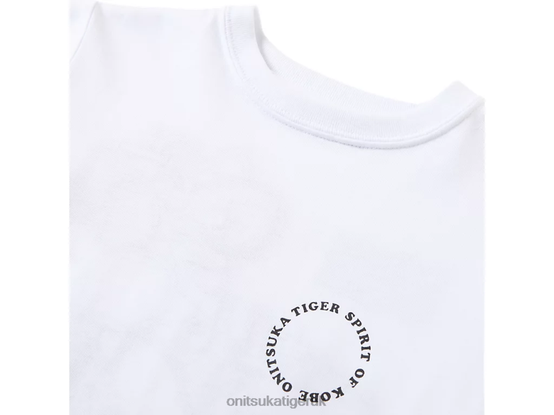 Kids GRAPHIC TEE XTBPR679 Clothing Onitsuka Tiger Real White