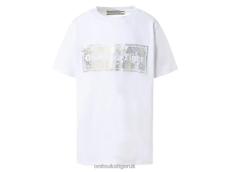 Kids GRAPHIC TEE XTBPR680 Clothing Onitsuka Tiger Real White