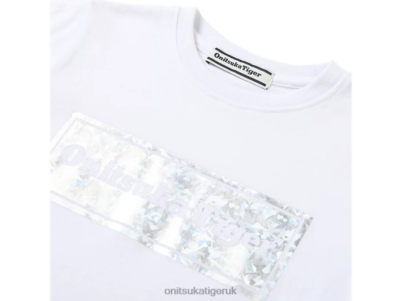Kids GRAPHIC TEE XTBPR680 Clothing Onitsuka Tiger Real White