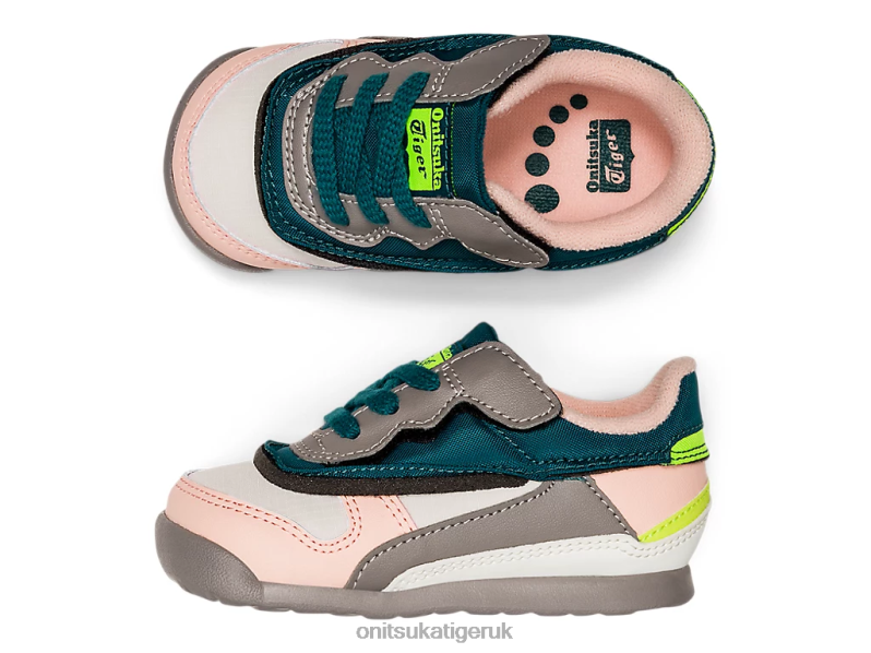 Kids ADMIX RUNNER XTBPR620 Shoes Onitsuka Tiger Velvet Pine/Breeze