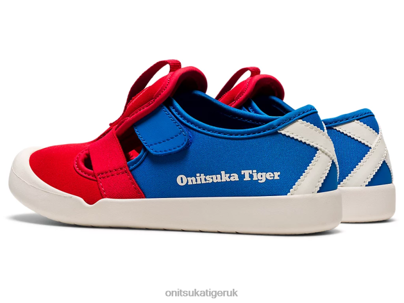 Kids MEXICO 66 SANDAL XTBPR642 Shoes Onitsuka Tiger Classic Red/Directoire Blue