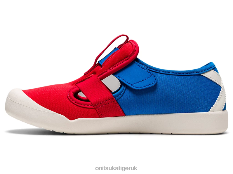 Kids MEXICO 66 SANDAL XTBPR642 Shoes Onitsuka Tiger Classic Red/Directoire Blue