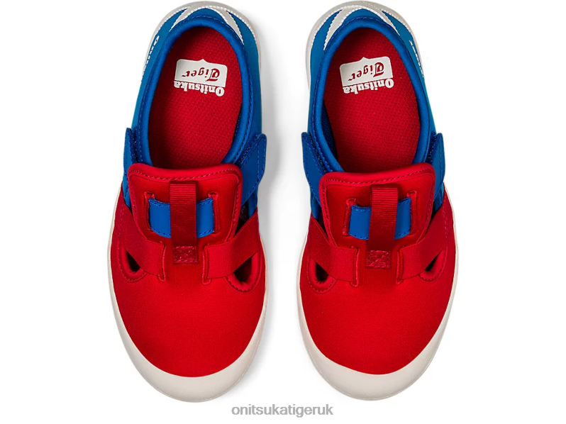 Kids MEXICO 66 SANDAL XTBPR642 Shoes Onitsuka Tiger Classic Red/Directoire Blue