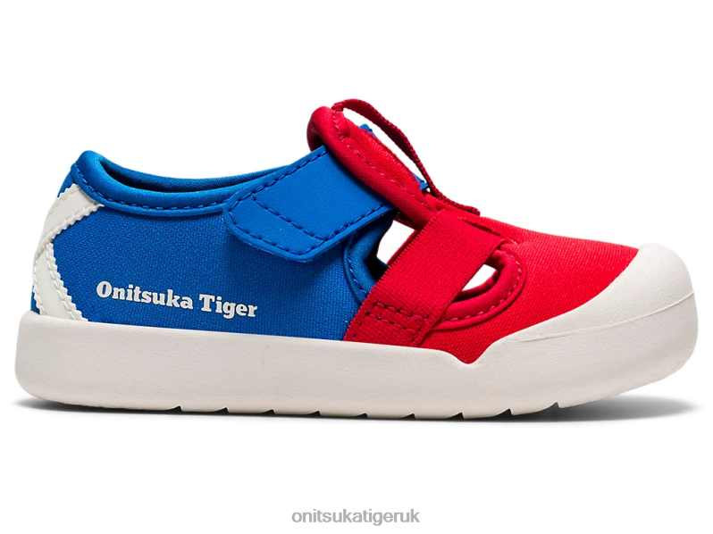 Kids MEXICO 66 SANDAL XTBPR657 Shoes Onitsuka Tiger Classic Red/Directoire Blue