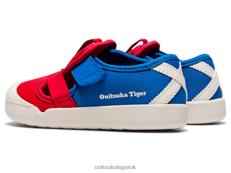 Kids MEXICO 66 SANDAL XTBPR657 Shoes Onitsuka Tiger Classic Red/Directoire Blue