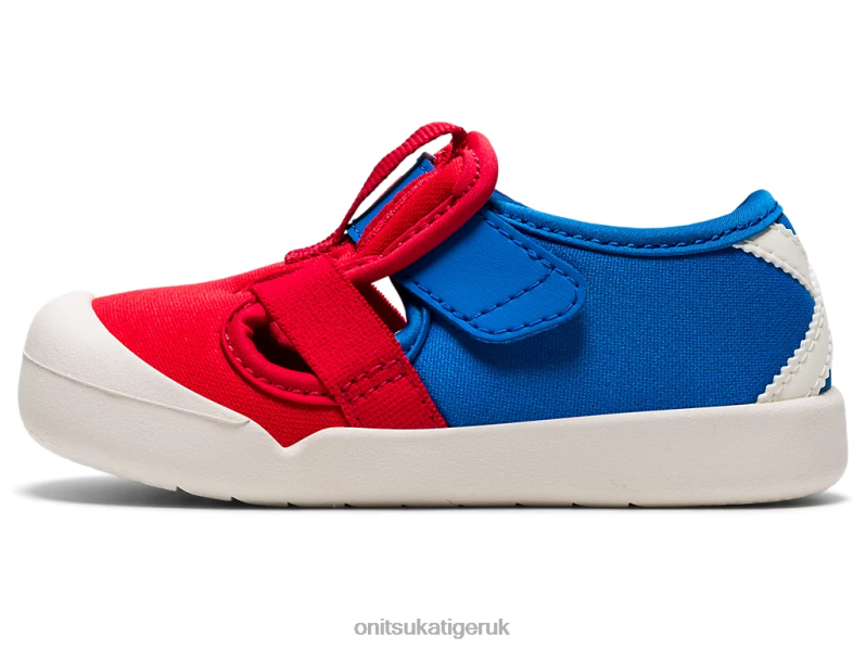 Kids MEXICO 66 SANDAL XTBPR657 Shoes Onitsuka Tiger Classic Red/Directoire Blue