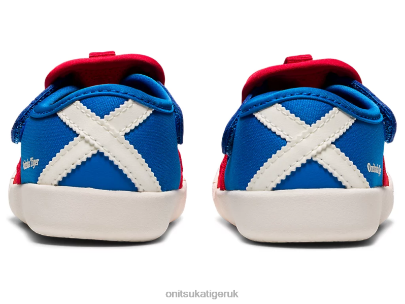 Kids MEXICO 66 SANDAL XTBPR657 Shoes Onitsuka Tiger Classic Red/Directoire Blue