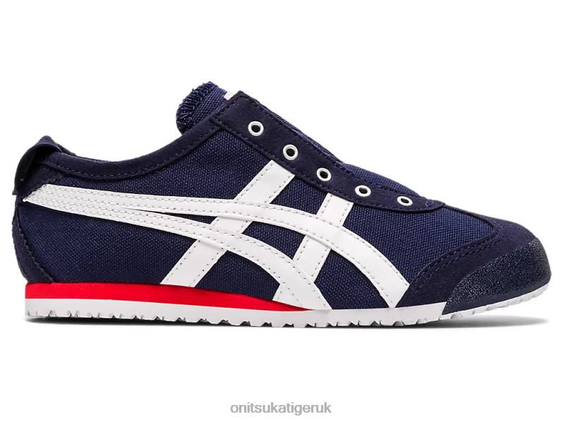 Kids MEXICO 66 SLIP-ON XTBPR635 Shoes Onitsuka Tiger Peacoat/White