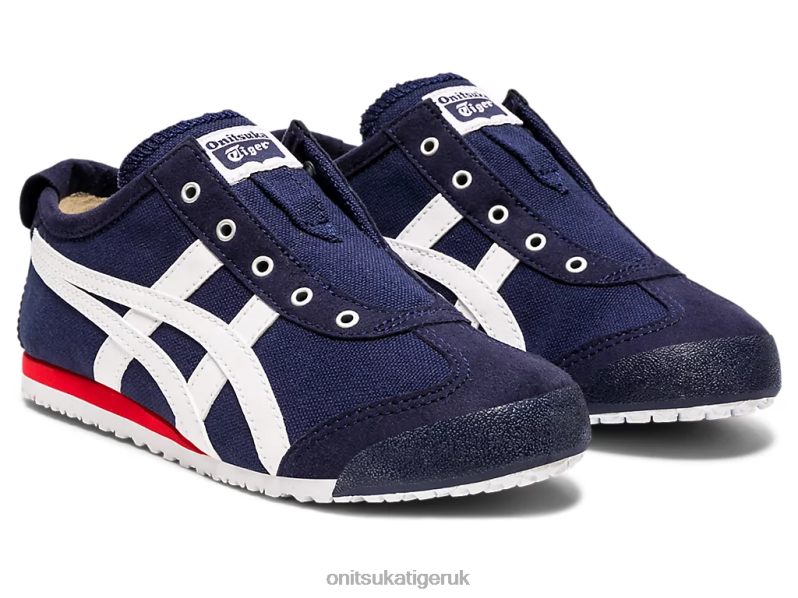 Kids MEXICO 66 SLIP-ON XTBPR635 Shoes Onitsuka Tiger Peacoat/White