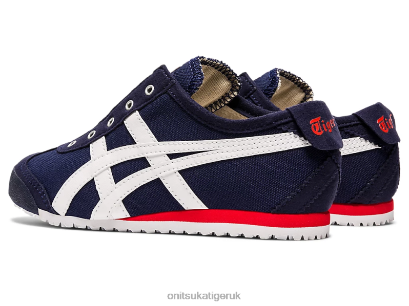Kids MEXICO 66 SLIP-ON XTBPR635 Shoes Onitsuka Tiger Peacoat/White