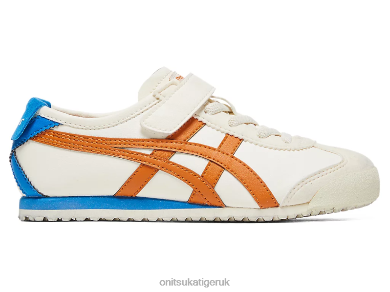 Kids MEXICO 66 XTBPR618 Shoes Onitsuka Tiger Cream/Rust Orange