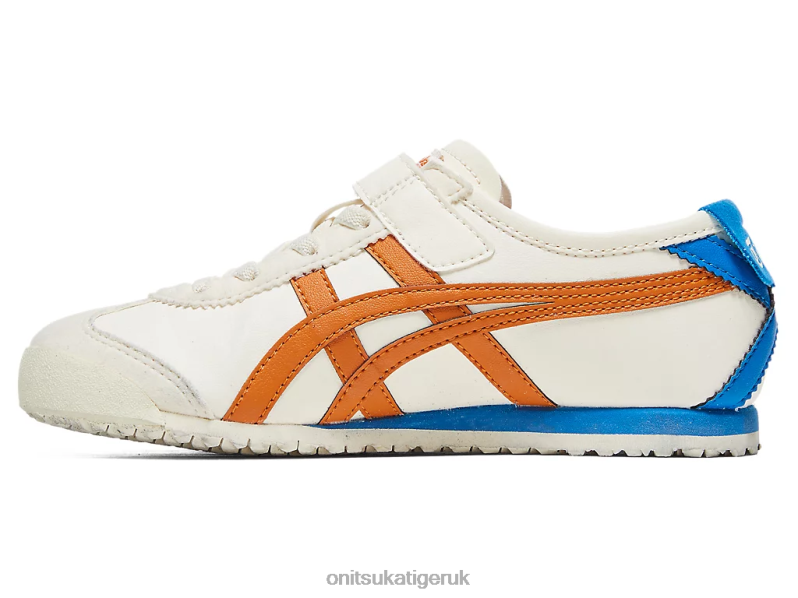 Kids MEXICO 66 XTBPR618 Shoes Onitsuka Tiger Cream/Rust Orange