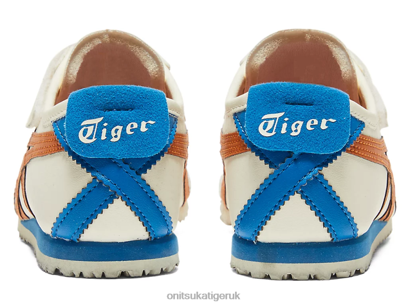 Kids MEXICO 66 XTBPR618 Shoes Onitsuka Tiger Cream/Rust Orange