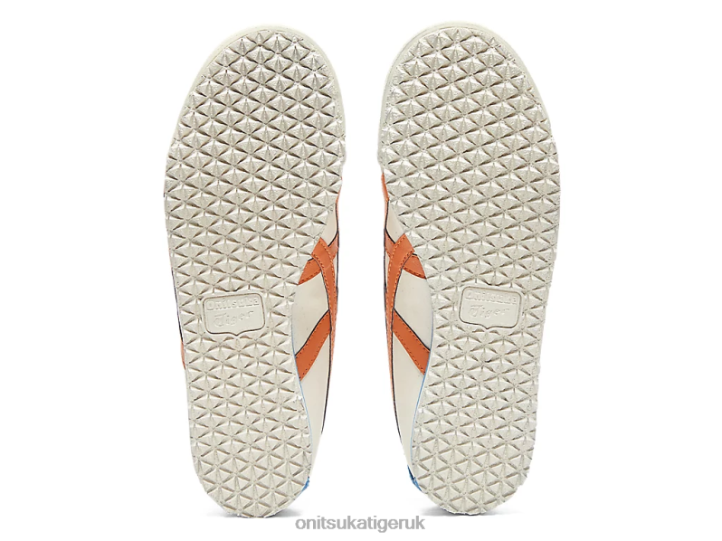 Kids MEXICO 66 XTBPR618 Shoes Onitsuka Tiger Cream/Rust Orange