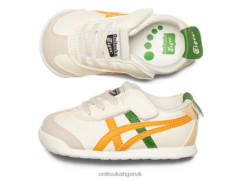 Kids MEXICO 66 XTBPR623 Shoes Onitsuka Tiger Cream/Citrus