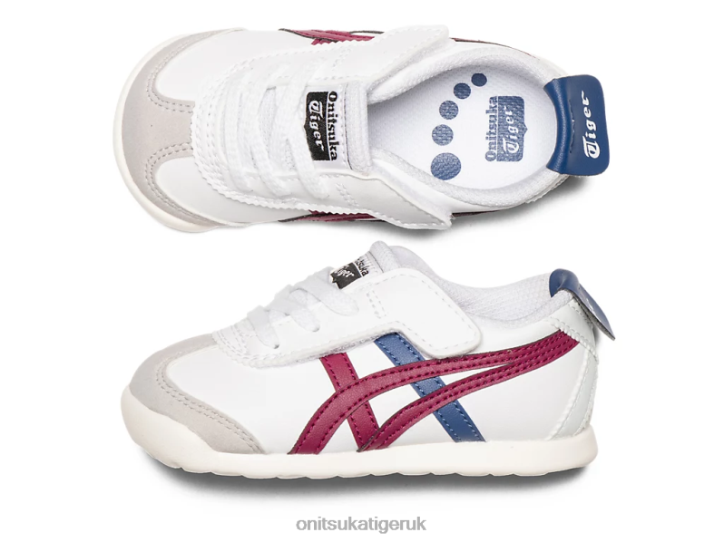 Kids MEXICO 66 XTBPR624 Shoes Onitsuka Tiger White/Dried Berry
