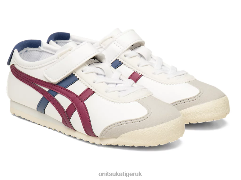 Kids MEXICO 66 XTBPR625 Shoes Onitsuka Tiger White/Dried Berry