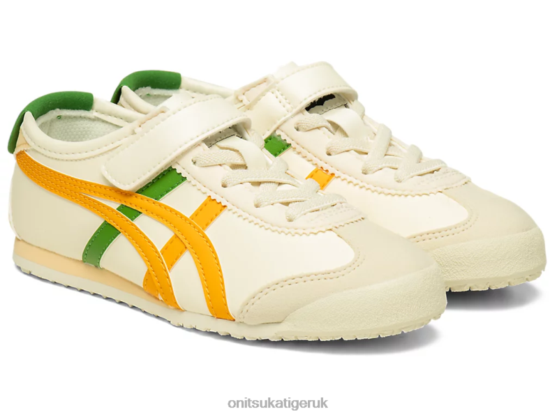 Kids MEXICO 66 XTBPR626 Shoes Onitsuka Tiger Cream/Citrus