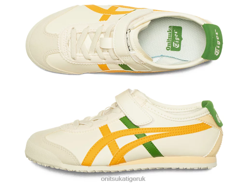 Kids MEXICO 66 XTBPR626 Shoes Onitsuka Tiger Cream/Citrus