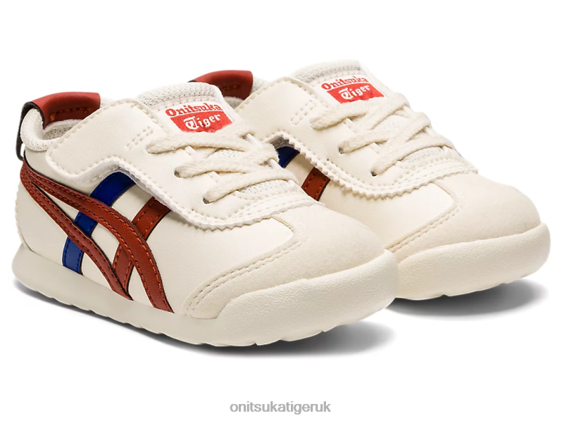 Kids MEXICO 66 XTBPR630 Shoes Onitsuka Tiger Birch/Rust Red
