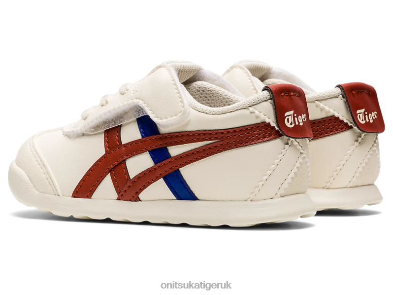 Kids MEXICO 66 XTBPR630 Shoes Onitsuka Tiger Birch/Rust Red