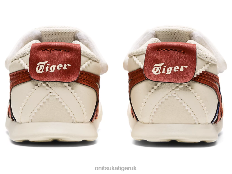 Kids MEXICO 66 XTBPR630 Shoes Onitsuka Tiger Birch/Rust Red