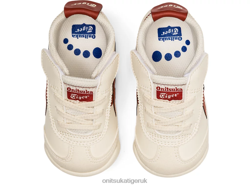Kids MEXICO 66 XTBPR630 Shoes Onitsuka Tiger Birch/Rust Red