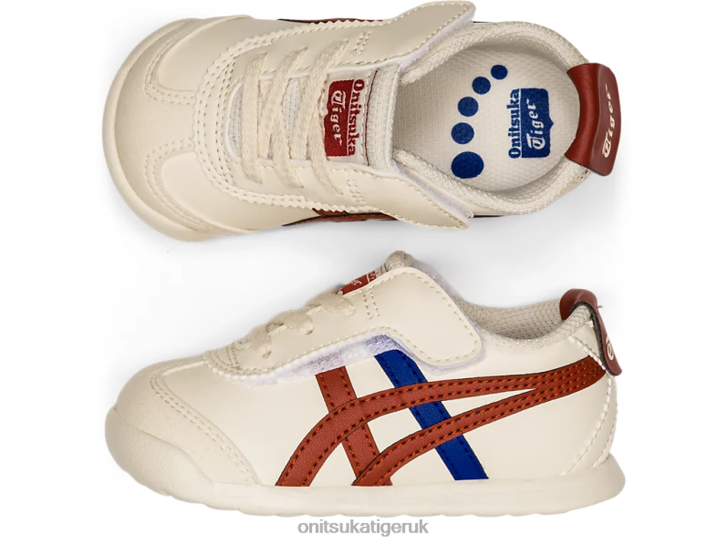 Kids MEXICO 66 XTBPR630 Shoes Onitsuka Tiger Birch/Rust Red
