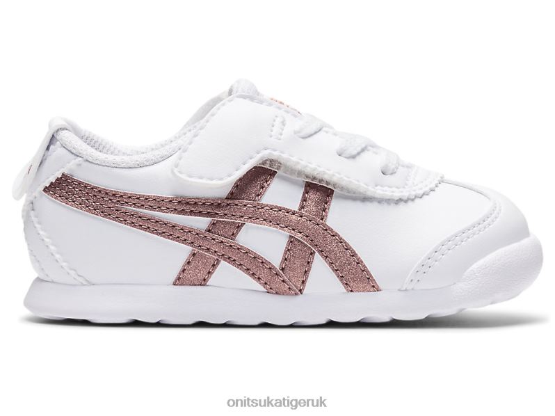 Kids MEXICO 66 XTBPR631 Shoes Onitsuka Tiger White/Rose Gold