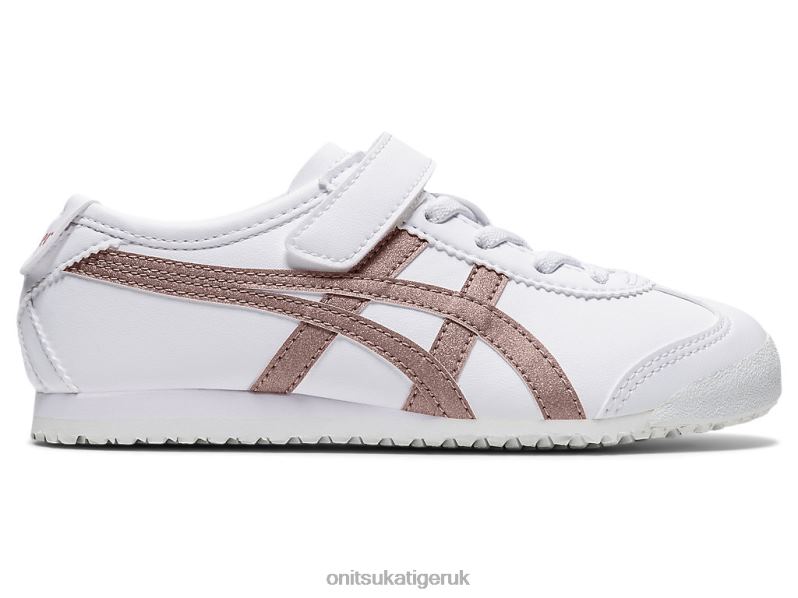 Kids MEXICO 66 XTBPR632 Shoes Onitsuka Tiger White/Rose Gold