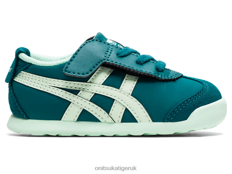 Kids MEXICO 66 XTBPR643 Shoes Onitsuka Tiger Velvet Pine/Mint Tint