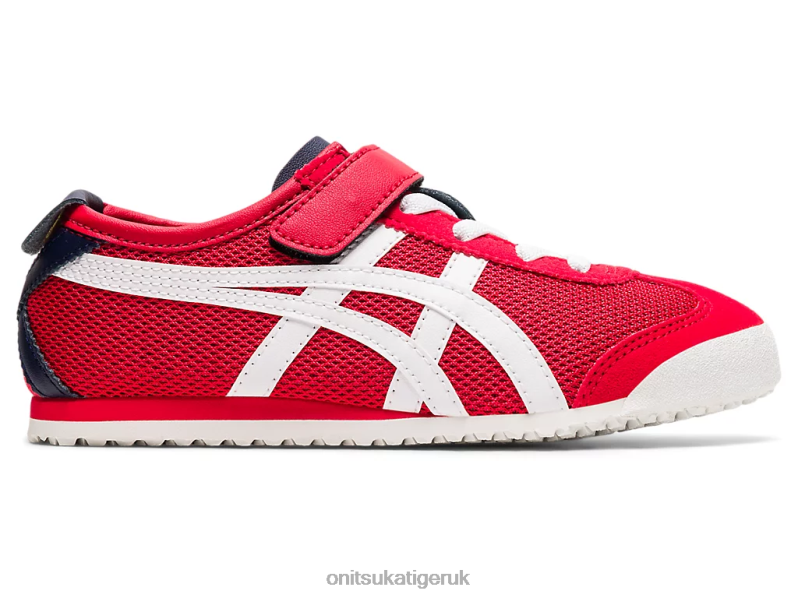 Kids MEXICO 66 XTBPR645 Shoes Onitsuka Tiger Classic Red/White