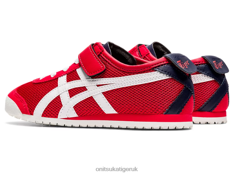 Kids MEXICO 66 XTBPR645 Shoes Onitsuka Tiger Classic Red/White