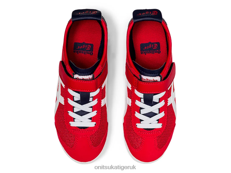 Kids MEXICO 66 XTBPR645 Shoes Onitsuka Tiger Classic Red/White