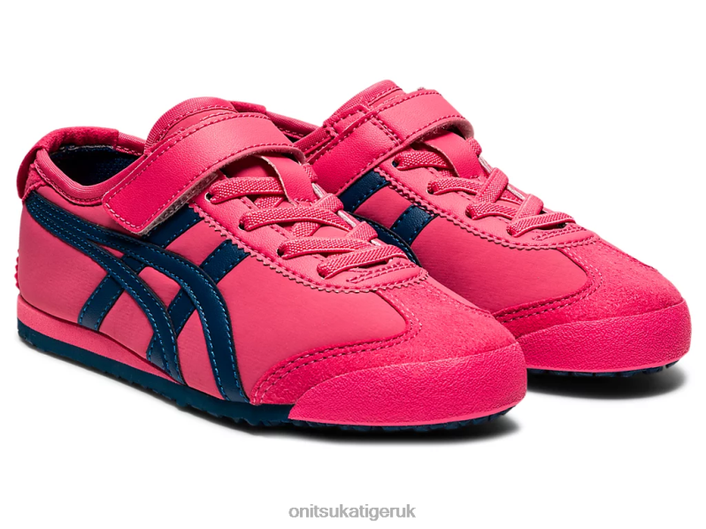 Kids MEXICO 66 XTBPR647 Shoes Onitsuka Tiger Pink Cameo/Mako Blue