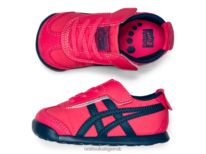Kids MEXICO 66 XTBPR648 Shoes Onitsuka Tiger Pink Cameo/Mako Blue