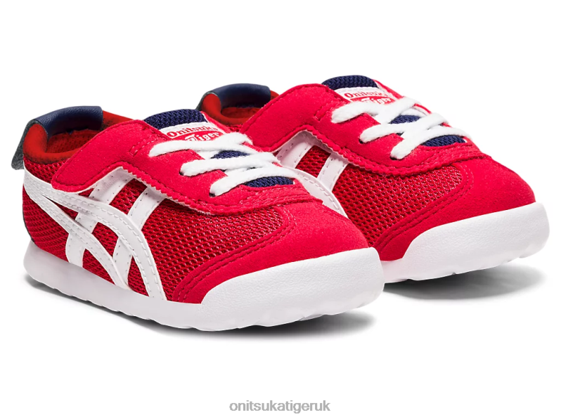 Kids MEXICO 66 XTBPR650 Shoes Onitsuka Tiger Classic Red/White