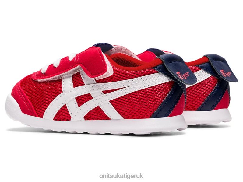 Kids MEXICO 66 XTBPR650 Shoes Onitsuka Tiger Classic Red/White