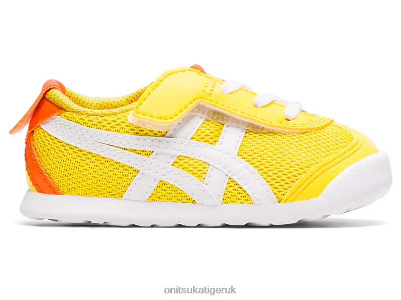 Kids MEXICO 66 XTBPR654 Shoes Onitsuka Tiger Vibrant Yellow/White