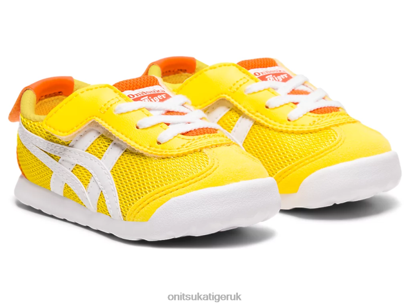 Kids MEXICO 66 XTBPR654 Shoes Onitsuka Tiger Vibrant Yellow/White