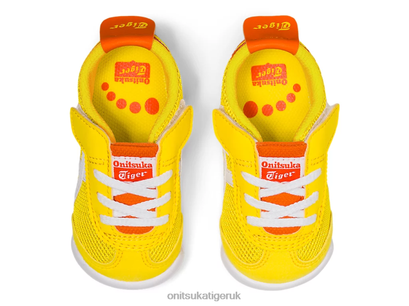 Kids MEXICO 66 XTBPR654 Shoes Onitsuka Tiger Vibrant Yellow/White
