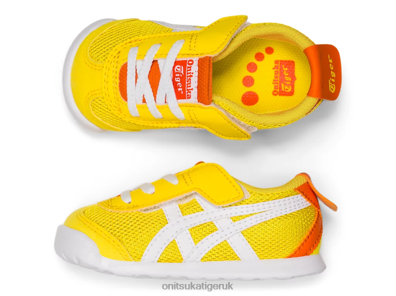 Kids MEXICO 66 XTBPR654 Shoes Onitsuka Tiger Vibrant Yellow/White