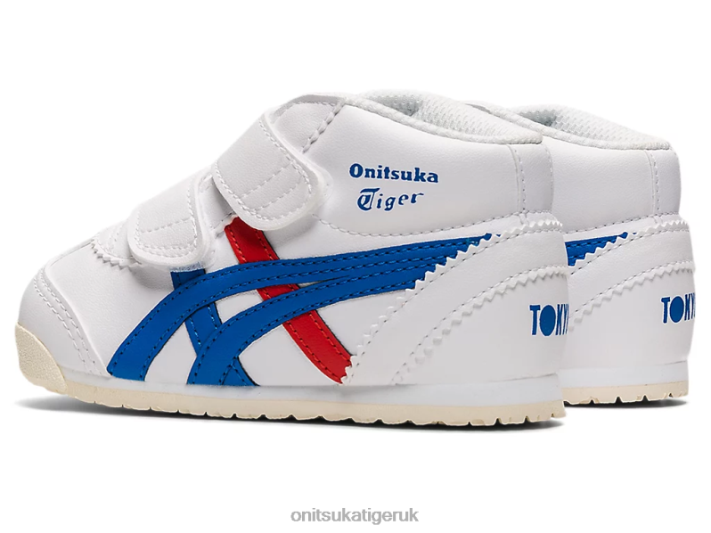 Kids MEXICO MID-RUNNER TS XTBPR658 Shoes Onitsuka Tiger White/Directoire Blue