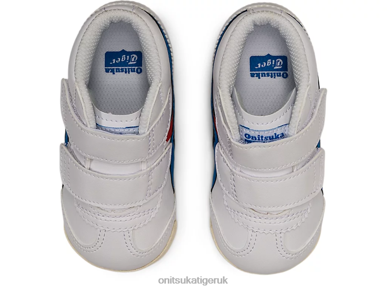 Kids MEXICO MID-RUNNER TS XTBPR658 Shoes Onitsuka Tiger White/Directoire Blue
