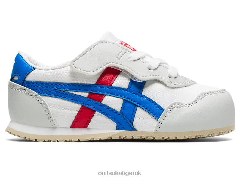 Kids SERRANO XTBPR629 Shoes Onitsuka Tiger White/Directoire Blue