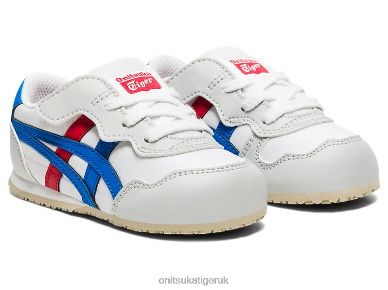 Kids SERRANO XTBPR629 Shoes Onitsuka Tiger White/Directoire Blue
